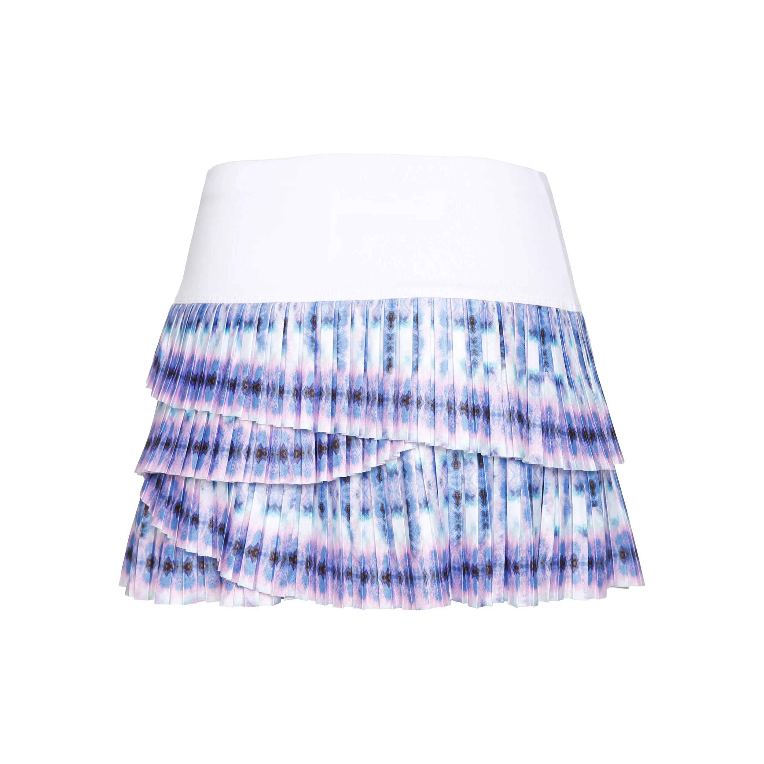 Batik Pleated Scallop Falda Mujeres