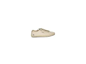 Blucher Lona Beige Pieza Talon Cuero Banda Esparto