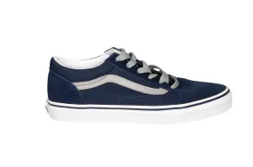 Blucher Nobuck/lona Azul Anagrama Gris Piso Blanco