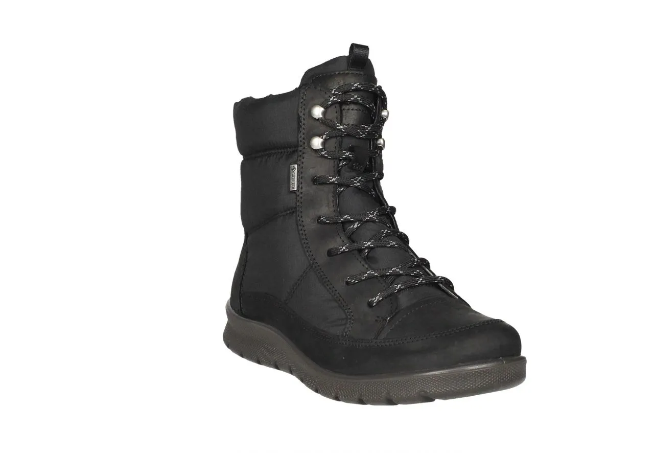 Botin Goretex Cremallera/cordon Nobuck-nylon Negro