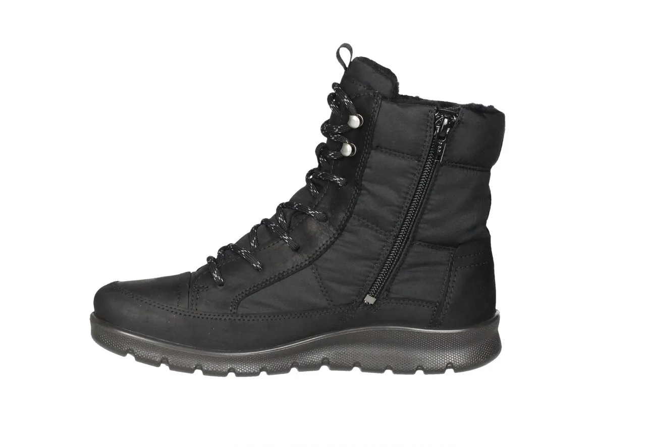 Botin Goretex Cremallera/cordon Nobuck-nylon Negro