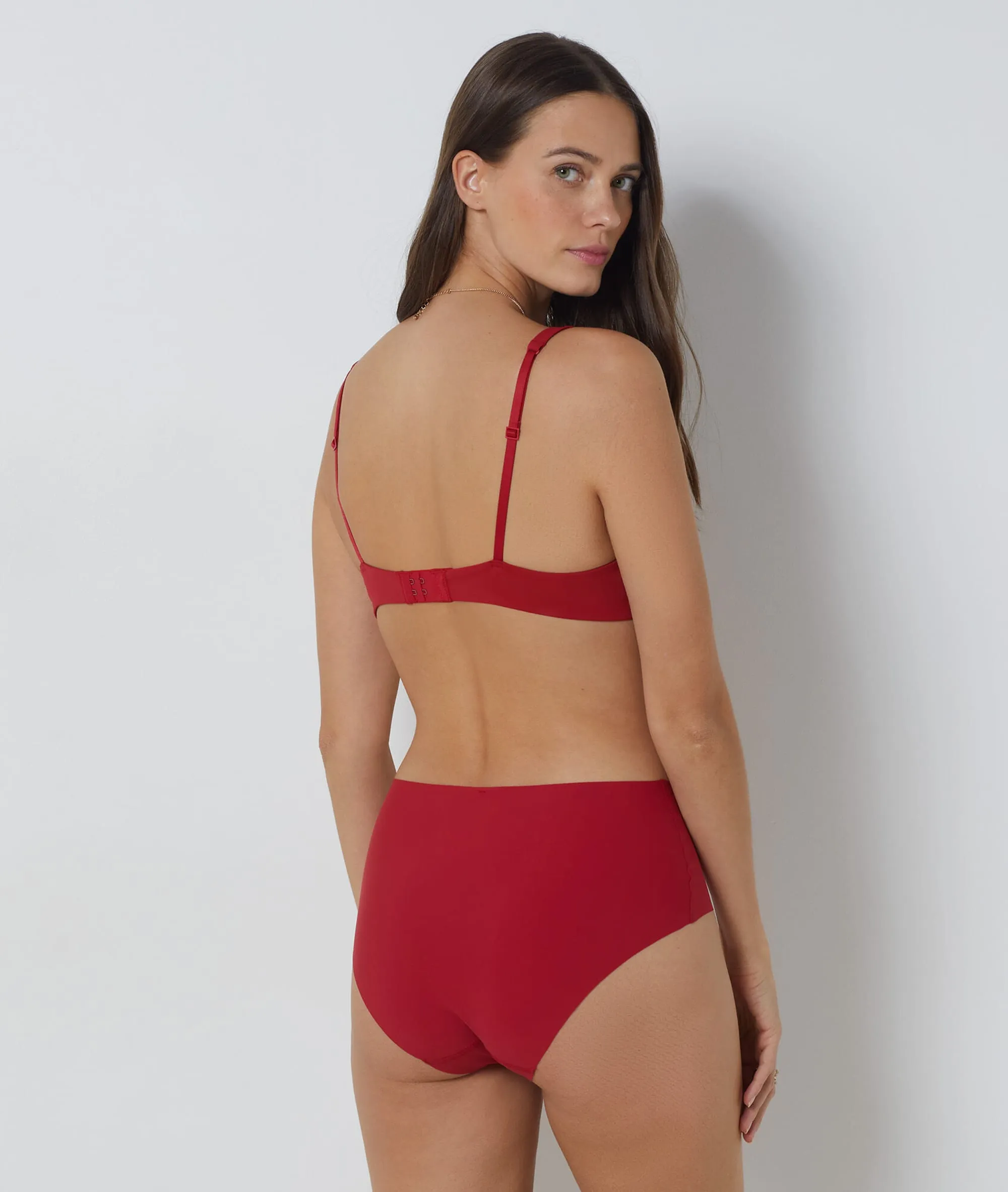 Braguita midi de microfibra PURE FIT® ROUGE - ETAM