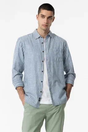 CAMISA HOMBRE RAYAS KIMBY AZUL