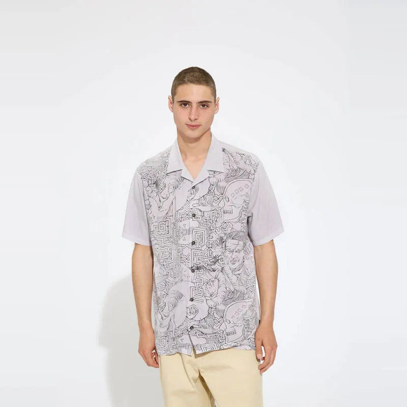 Camisa Volcom: Fa Ed Merlin Murray SS (Prt-Print)