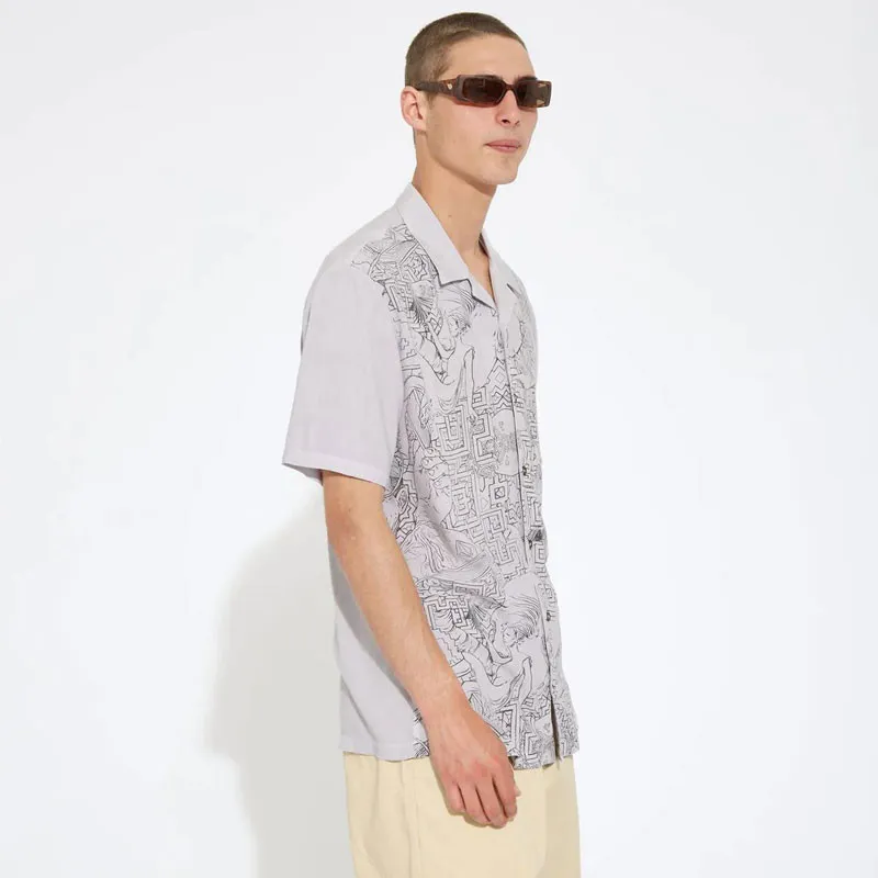 Camisa Volcom: Fa Ed Merlin Murray SS (Prt-Print)