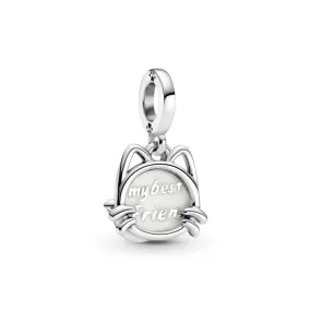 Charm Pandora colgante de plata Mi Gato Mascota