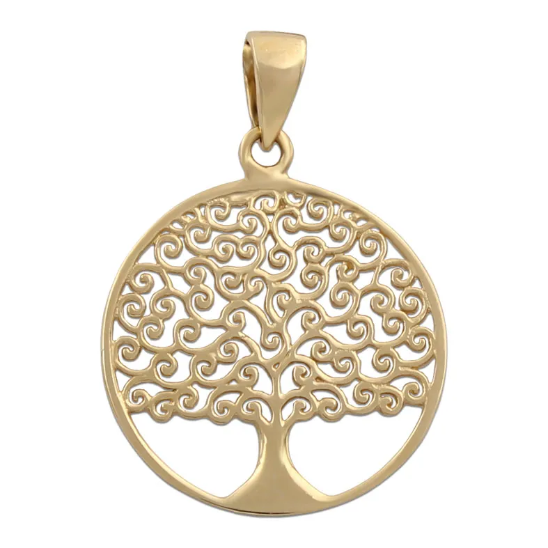 Colgante Oro Árbol de la Vida 17 mm.