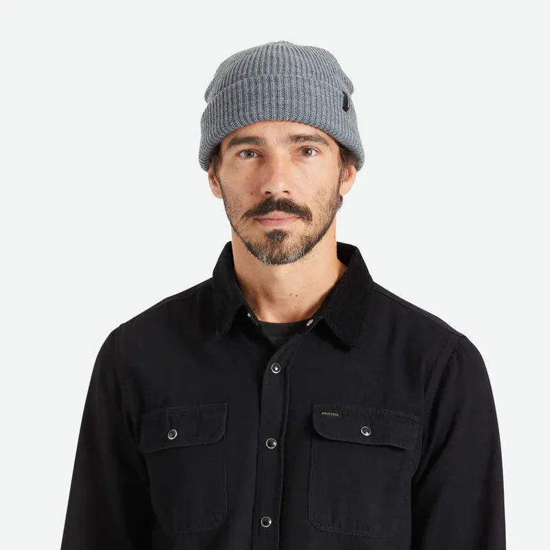 Gorro Brixton: Heist Beanie (Heather Grey)