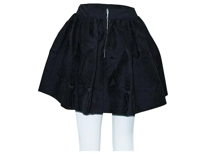 Kate Spade Falda negra con relieve Negro 