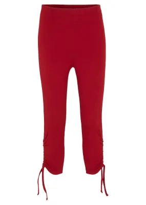 Leggings capri Rojo oscuro