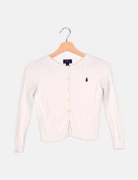 Polo Ralph Lauren Cárdigan ochos blanco