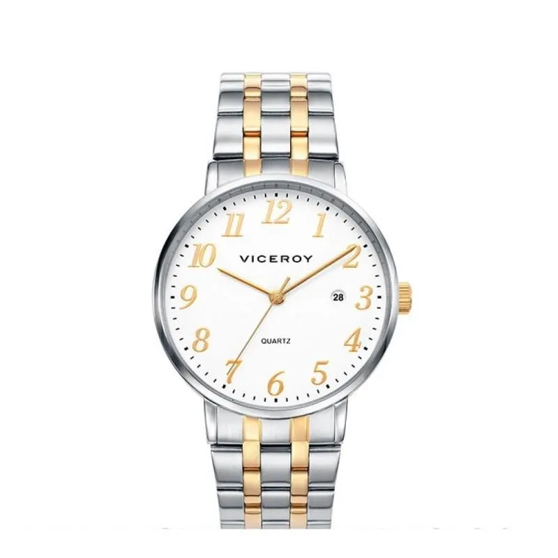 Reloj Viceroy de Hombre brazalete de acero bicolor  