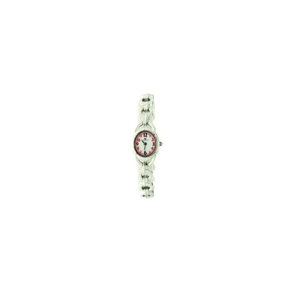 Reloj Viceroy Niña. Esfera Ovalada  de color Blanco. Brazalete de Acero Inoxidab