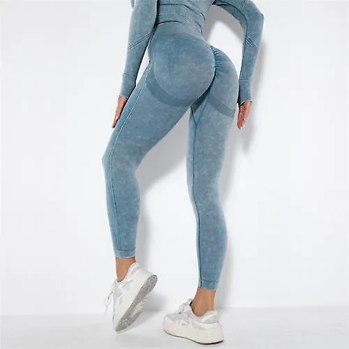 Women Yoga Set 2 Pcs Seamless Gym Suits Shirt+pants Sportwear Workout Clothes Outfits Fitness Clothing Push Up Leggings